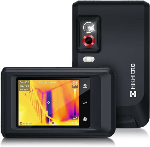 HIKMICRO Pocket2 256 x 192 IR分解能サーモグラフィーカメラ 8MP可視光カメラ搭載 録画機能 熱画像キャプチャー頻度 25Hz 日本語説明書…