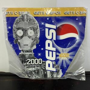 未使用 ダミー缶 ペプシコーラ スターウォーズ C-3PO 10枚入 / 自動販売機 見本缶 PEPSI STAR WARS EPISODE 1の画像1