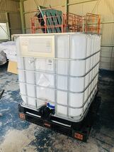 平日即日引取可能 大阪発 水タンク 中古 1000Ｌ 貯水タンク IBCコンテナ ポリタンク 給水タンク 散水 農業 防災非常用 雨水タンク 引取OK_画像5