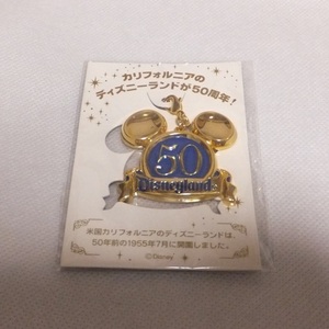 ディズニーランド チャーム カリフォルニア 50周年 非売品 