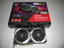 AMD Radeon RX6700XT 12GB GDDR6 PCle4.0 MSi　動作確認済み_画像1