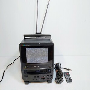 【ジャンク品】ソニー SONY Video8 COMBO ビデオTV EV-DT1 1987年製 ビデオ付カラーテレビ の画像1