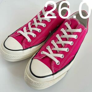 CONVERSE コンバース CHUCKTaylor チャックテイラー ct70 ピンクポップus7.5 26.0cm