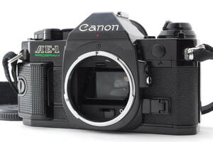 【良品】 Canon AE-1 Program 35mm SLR Film Camera Black Body キヤノン 一眼レフ フィルムカメラ 撮影 #1274