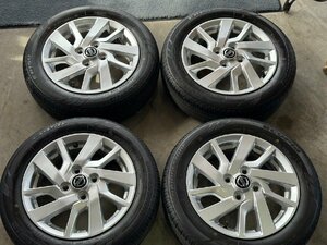 □ NISSAN デイズ 純正アルミ 14インチ 4-100 4.5J OFF45 夏タイヤ BRIDGESTONE ECOPIA 155/65R14 22年製 6分山 4本セット 札幌 T-1305 ★