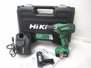 ■◆ HiKOKI ハイコーキ　DS10DAL 2LMSK　10.8V　コードレス ドライバドリル フルセット バッテリー2個/充電器/ケース