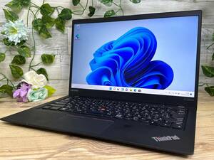 【美品♪】Lenovo ThinkPad X1 Carbon [7世代 Core i5(7200U) 1.6GHz/RAM:8GB/SSD:256GB/14インチ]Windowsd 11 動作品