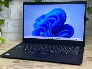 【良品♪】Lenovo ThinkPad X1 Carbon [8世代 Core i5(8250U) 1.6GHz/RAM:8GB/SSD:128GB/14インチ]Windowsd 11 動作品