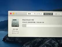 【良品♪】MacBook Pro 2013 Retina (MF839J/A)[Core i5(4288U)2.6Ghz/RAM:8GB/SSD:256GB/13.3インチ]Catalina 品 動作品_画像9