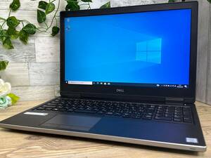 【良品♪】DELL Precision 7540[Core i7 9750H 2.6GHz/RAM:32GB/HDD:500GB/15.6インチ/Quadro T1000]Windows 10 動作品