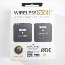 外装難あり RODE(ロード) Wireless GO II SINGLE ワイヤレス送受信機 マイクシステム シングルセット WIGOIISINGLE 未開封品 送料無料_画像2