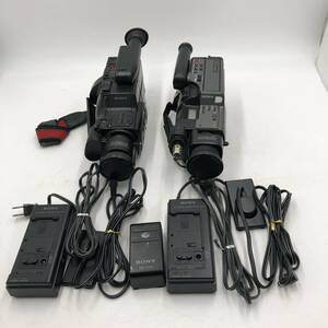 [2 point set sale ]*SONY/ Sony *Handycom handy cam CCD-F330/CCD-F300 charger, battery 1 piece equipped 