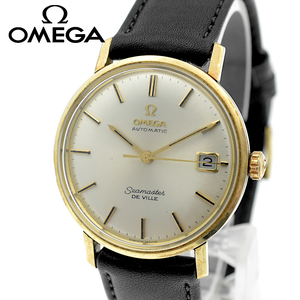 OMEGA オメガ シーマスター デビル 自動巻き メンズ腕時計 シルバー×ゴールド【A02449】