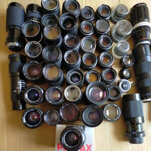 Pentax Nikon 単焦点レンズ含む　レンズ　大量　ジャンク　まとめ　10