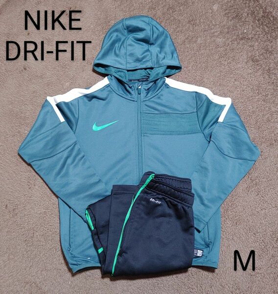 NIKE DRI-FIT＊セットアップ・ジャージ上下セット・サイズＭ＊スポーツ・サッカー＊キッズ・男の子＊訳あり