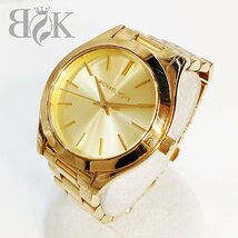 マイケルコース MK-3512 251604 レディース 腕時計 イエローゴールドカラー 動作品 MICHAEL KORS 中古 ★_画像1