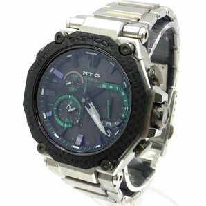 カシオ G-SHOCK MTG-B2000 電波ソーラー 腕時計 緑 ●の画像2