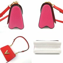 推定未使用品 ヴィトン ツイストPM M55909 ショルダーバッグ エピ レッド ピンク Louis Vuitton ◇_画像4