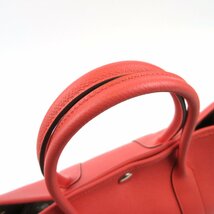 極美品 エルメス ガーデンパーティ30 ハンドバッグ ネゴンダ ブーゲンビリア C刻印 HERMES ◇_画像6