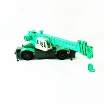 1円～ KOBELCO クレーン車 重機 ミニカー おもちゃ スケール1/55 全長:約22.5cm 昭和 レトロ 希少品 ■_画像2