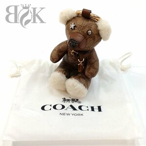  storage goods Coach key holder Bear - bear bag charm key ring COACH used *
