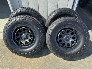 レイズ デイトナM9 ＆ ジオランダー X-AT 285/70R17 ６Ｈ/139.7　４本セット　中古美品　１５０プラド・ハイラックなど