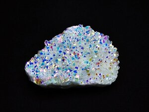 誠安◆天然石最高級品レインボーオーラ水晶クラスター[T693-4713]