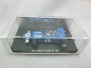 Spark スパーク 1:43 F1 Matra マトラ MS84 #4 Jean-Pierre Beltoise British イギリスGP 1969 S1608