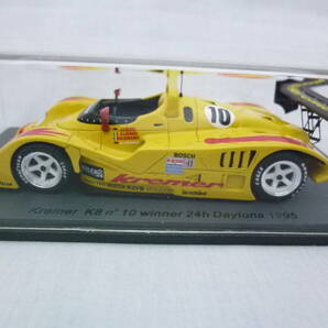 Spark スパーク 1:43 Kremer クレマー Porsche ポルシェ K8 #10 J.Lassig-G.Lavaggi-M.Werner Winner 24h Daytona デイトナ1995 S0321の画像4