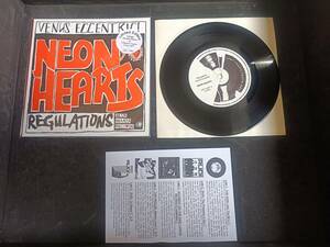 ■Neon Hearts（ネオンハーツ）■Venus Eccentric! / Regulations■限定500■ブックレットジャケ■パンク天国/PUNK/パワーポップ/POWERPOP