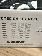 超美品 LOOP EVOTEC　G4　フライリール　LW　7/9　レフトハンドル LEFT Blue エヴォテック ループ _画像2