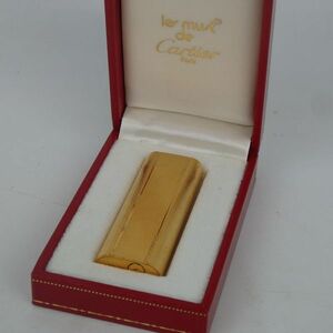 1円スタート 極美品 激レア Cartier カルティエ 箱付き ゴールド ガスライター 30004 11-2