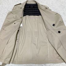 1円　バーバリーブラックレーベル　BURBERRY BLACK LABEL トレンチコート ベージュ ベルト メンズ　サイズL アウター ノヴァチェック　三陽_画像3