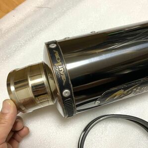 送料無料 超希少 良品 ノジマ DLC チタン 汎用 サイレンサー 60.5 ZRX1200DAEG gpz900r z900rs cb1300sf gsx xjr1300 zx-14r gsx1300r 隼の画像6