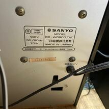 オーディオ機器 ジャンク品　SANYO MODEL DC-W080CO TAC_画像6