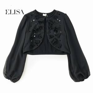 美品★素敵301★美品★ELISAエリザ4.9万★2size/9号★ジャケット黒Q097