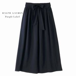 美品★ラルフローレン・パープル15万★4size/9号★スカート濃紺R001