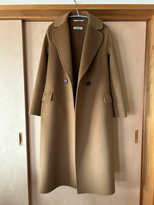 ’S MAX MARA　カシミヤ クチートアマーノダブルフェイス ロングコート