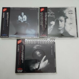 い4) 帯付き 見本盤 CD 3枚セット ジュリアン・レノン VALOTTE THE SECRET VALUE OF DAYDREAMING MR.JORDAN julian lennon 旧規格 ROCK