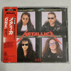 い4) 帯付き メタリカ CD ONE METALLICA 洋楽 旧規格 ロック ROCK 23DP5438