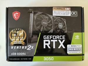 MSI GeForce RTX 3050 VENTUS 2X 6G OC