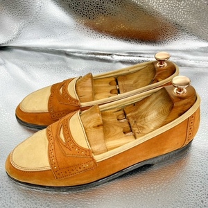 *Felix Buhler* Loafer /26.0EEE/ casual shoes / business shoes / leather shoes / tea 