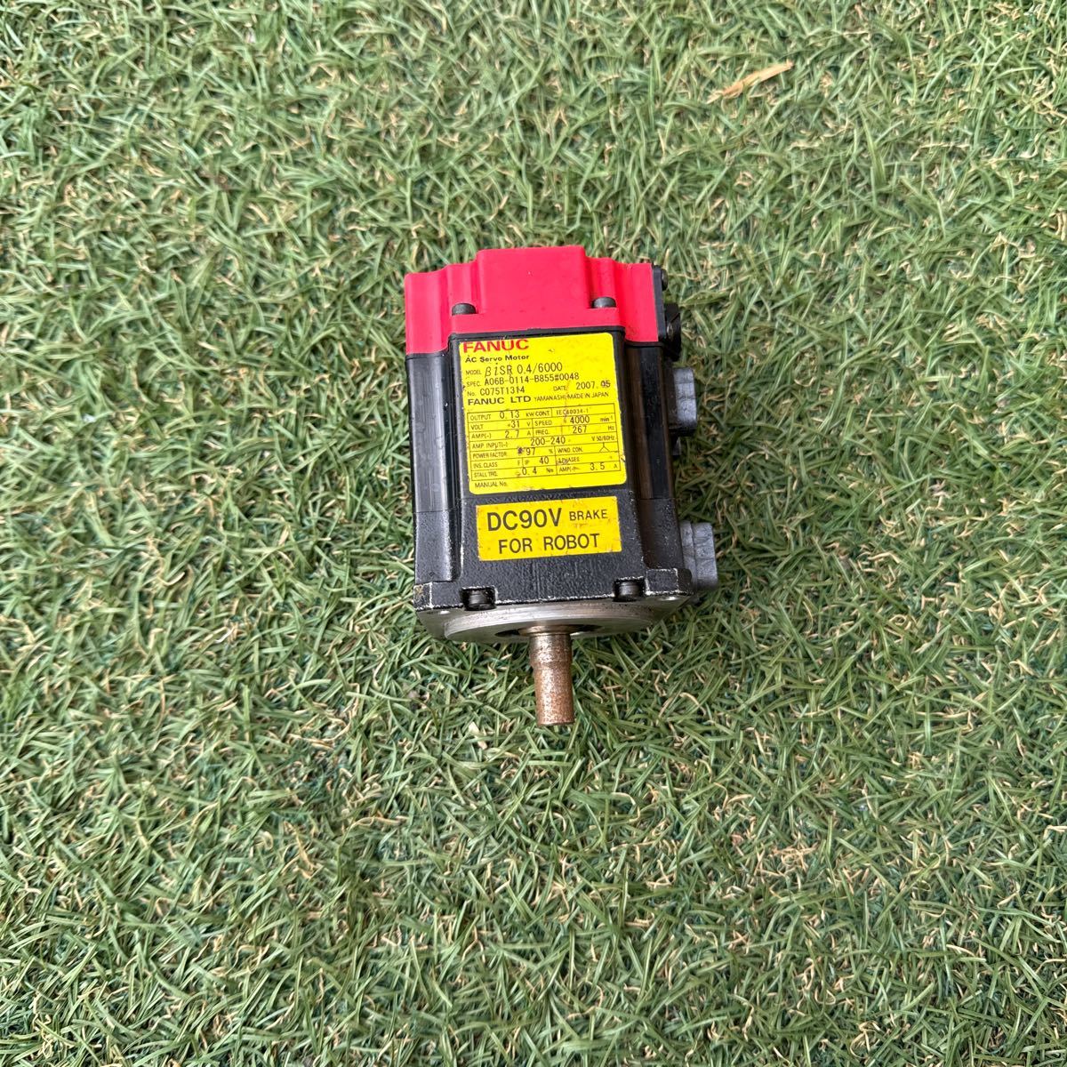 4C013 ファナックサーボモーター A06B-0114-B855#0048 FANUC AC 4C013 ファナックサーボモーター A06B-0114-B855#0048 FANUC AC
