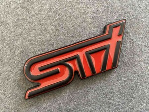 14★STI 用　グリルバッジ フロント ロゴバッジ エンブレム グリルバッチ アクセサリー　金属製　マーカー　送料無料