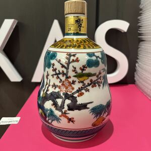 未開栓★サントリー ウイスキー 響21年九谷焼 陶器ボトル 陶器 SUNTORY 箱無し★福岡県限定発送