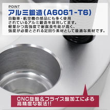 Durax 正規品 トヨタ ワイドトレッドスペーサー 20mm 139.7-6H-P1.5ナット付 黒 ワイドスペーサー 6穴 トヨタ 三菱 2枚セット ホイール_画像6