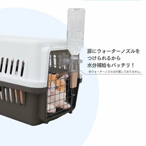 【限定セール】ペットキャリーバッグ キャリーケース Mサイズ 耐荷重20kg 航空輸送 エアトラベルキャリー 猫 小型犬 取っ手 旅行 通院の画像5