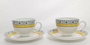 廃盤 WEDGWOOD ウェッジウッド ミストラル カップ＆ソーサー ２客セット 