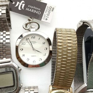 【ジャンク】 セイコー カシオ RADO FENDI 他 部品取り ジャンク 腕時計 まとめて メンズ レディース 50点 の画像3