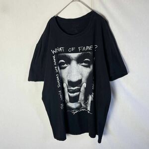 2PAC 半袖プリントTシャツ　古着　XLサイズ　ブラック